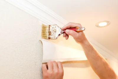 Pose de papier peint à Airon-Notre-Dame — revêtements muraux et toiles de verre